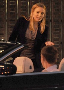 Kristen Bell films late night scenes for 'Veronica Mars' Featuring: Kristen Bell Where: Los Angeles, California, United States When: 17 Jun 2013 Credit: Cousart/JFXimages/WENN.com