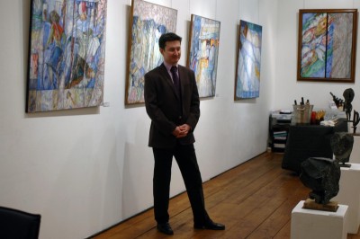 foto z otevreni posledni vystavy v Parizi