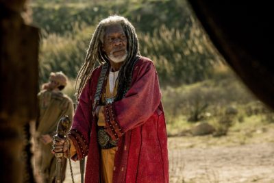 Morgan Freeman plays Ilderim in Ben-Hur from Metro-Goldwyn-Mayer Pictures and Paramount Pictures.